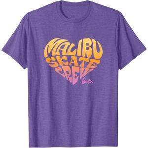 image:imageBarbie  Malibu Skate Crew Heart TShirtPurple Heather