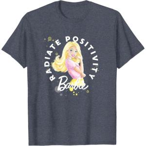 image:imageBarbie  Radiate Positivity Watercolor Dreams TShirtHeather Blue