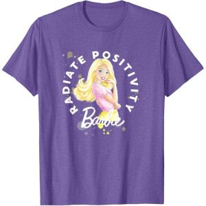 image:imageBarbie  Radiate Positivity Watercolor Dreams TShirtPurple Heather