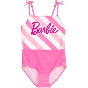 image:imageBarbie Girls UPF 50 One Piece Bathing Suit Little Kid to Big Kid Sizes 41416Pink  White
