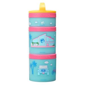 image:imageCalifornia Barbie Dreamhouse Whiskware Stackable Snack Pack  3 Jar  Handle  YellowPinkBlue