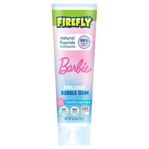 image:imageFirefly Kids Anticavity Natural Fluoride Toothpaste Barbie Bubble Gum Flavor 42oz