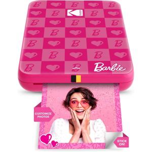 image:imageKodak x Barbie Instant Smartphone Portable Photo Printer Full Color Wireless Zink 2x3 51x75 cm StickyBack Photos Print from iOS amp Android Devices with Fun Editing App Iconic Style