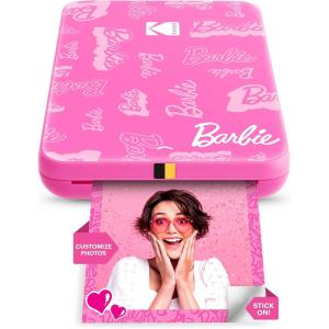image:imageKodak x Barbie Instant Smartphone Portable Photo Printer Full Color Wireless Zink 2x3 51x75 cm StickyBack Photos Print from iOS amp Android Devices with Fun Editing App Signature StyleBarbie Signature