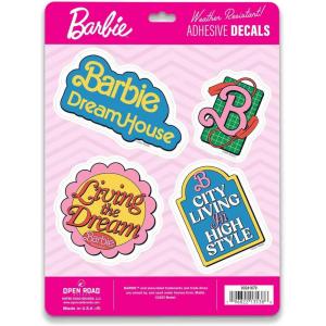 image:imageMattel Barbie Chibi Style Adhesive Vinyl Decals  Cute Barbie Stickers for Water Bottle or Laptop 1 Pack 4 CountBlue