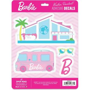 image:imageMattel Barbie Chibi Style Adhesive Vinyl Decals  Cute Barbie Stickers for Water Bottle or Laptop 1 Pack 4 CountLight Blue