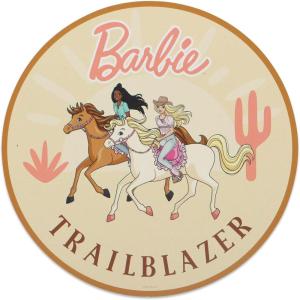 image:imageMattel Barbie Silhouettes Wood Wall Decor  Stylish Barbie Wall Art for Bedroom or Play RoomBeige