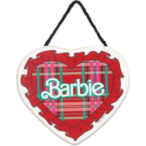 image:imageMattel Barbie Silhouettes Wood Wall Decor  Stylish Barbie Wall Art for Bedroom or Play RoomRed