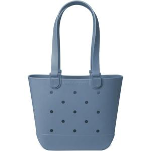 image:imageSimple Modern Mattel Large Beach Bag  Waterproof Getaway Rubber Tote with Zipper Pocket for Travel Pool Boat Groceries Sports  BarbieBlue Dune