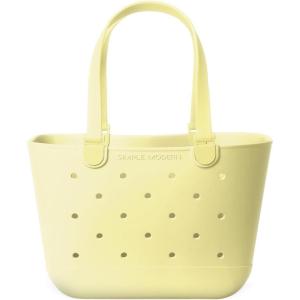 image:imageSimple Modern Mattel Large Beach Bag  Waterproof Getaway Rubber Tote with Zipper Pocket for Travel Pool Boat Groceries Sports  BarbieButtercup