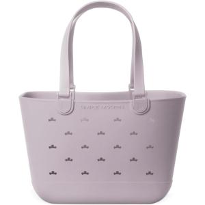 image:imageSimple Modern Mattel Large Beach Bag  Waterproof Getaway Rubber Tote with Zipper Pocket for Travel Pool Boat Groceries Sports  BarbieDisney Lavender Princess