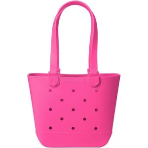 image:imageSimple Modern Mattel Large Beach Bag  Waterproof Getaway Rubber Tote with Zipper Pocket for Travel Pool Boat Groceries Sports  BarbieMalibu