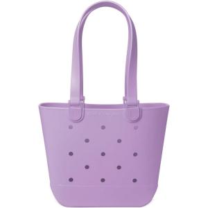 image:imageSimple Modern Mattel Large Beach Bag  Waterproof Getaway Rubber Tote with Zipper Pocket for Travel Pool Boat Groceries Sports  BarbiePurple Breeze