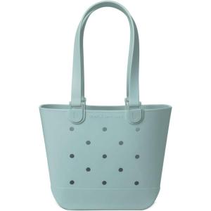 image:imageSimple Modern Mattel Large Beach Bag  Waterproof Getaway Rubber Tote with Zipper Pocket for Travel Pool Boat Groceries Sports  BarbieSea Glass Sage