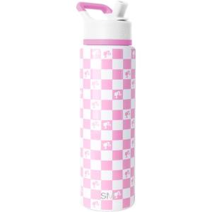 image:imageSimple Modern Summit Water Bottle with Straw Lid  Barbie 30oz Leak Proof Stainless Steel Insulated Cup  Gifts for Her  Barbie CheckmateBarbie Checkmate