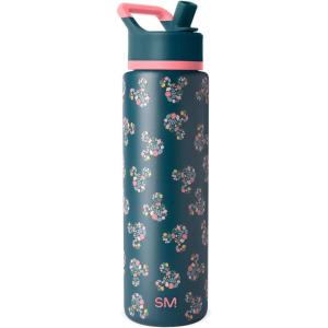 image:imageSimple Modern Summit Water Bottle with Straw Lid  Barbie 30oz Leak Proof Stainless Steel Insulated Cup  Gifts for Her  Barbie CheckmateDisney Mickey Mouse Floral on Riptide