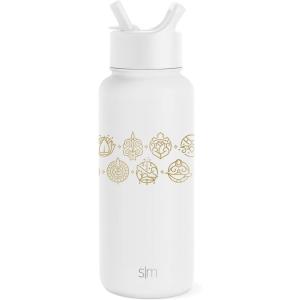 image:imageSimple Modern Summit Water Bottle with Straw Lid  Barbie 30oz Leak Proof Stainless Steel Insulated Cup  Gifts for Her  Barbie CheckmateDisney Seal of a Princess