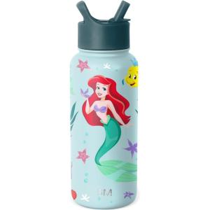 image:imageSimple Modern Summit Water Bottle with Straw Lid  Barbie 30oz Leak Proof Stainless Steel Insulated Cup  Gifts for Her  Barbie CheckmateDisney The Little Mermaid Ariels Treasures