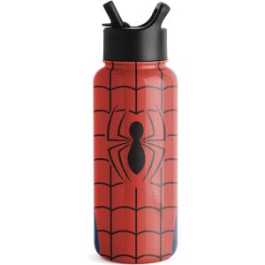 image:imageSimple Modern Summit Water Bottle with Straw Lid  Barbie 30oz Leak Proof Stainless Steel Insulated Cup  Gifts for Her  Barbie CheckmateMarvel Spider Armor