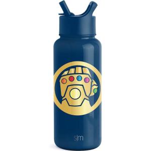 image:imageSimple Modern Summit Water Bottle with Straw Lid  Barbie 30oz Leak Proof Stainless Steel Insulated Cup  Gifts for Her  Barbie CheckmateMarvel Thanos Infinity