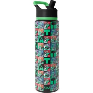 image:imageSimple Modern Summit Water Bottle with Straw Lid  Barbie 30oz Leak Proof Stainless Steel Insulated Cup  Gifts for Her  Barbie CheckmateTMNT Checkerboard
