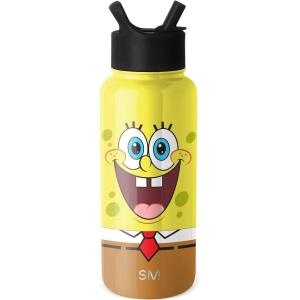 image:imageSimple Modern Summit Water Bottle with Straw Lid  Barbie 30oz Leak Proof Stainless Steel Insulated Cup  Gifts for Her  Barbie CheckmateViacom Spongebob Smile