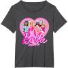 image:imageBarbie  Since 1959 Heart TShirtDark Heather Grey