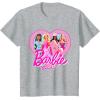 image:imageBarbie  Since 1959 Heart TShirtHeather Grey