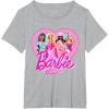 image:imageBarbie  Since 1959 Heart TShirtHeather Grey
