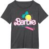image:imageBarbie 90s Retro Logo TShirtDark Heather Grey