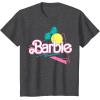 image:imageBarbie 90s Retro Logo TShirtDark Heather Grey