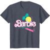 image:imageBarbie 90s Retro Logo TShirtHeather Blue