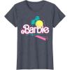 image:imageBarbie 90s Retro Logo TShirtHeather Blue