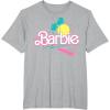 image:imageBarbie 90s Retro Logo TShirtHeather Grey