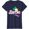 image:imageBarbie 90s Retro Logo TShirtNavy Blue