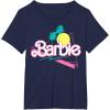image:imageBarbie 90s Retro Logo TShirtNavy Blue