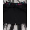 image:imageBarbie Girls Boxy Drop Shoulder TShirt and Mesh Tulle Skort Toddler to Big Kid Sizes 2T  1416Pink  Black