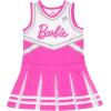 image:imageBarbie Girls Cheerleader Dress and Bow Outfit Set Toddler to Big Kid Sizes 2T  1416Pink  White