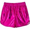 image:imageBarbie Girls Crop Top TShirt and Metallic Shorts Outfit Set Toddler to Big Kid Sizes 2T  1416Black  Magenta