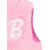 image:imageBarbie Girls Faux Shearling Zip Up Jacket Vest Little Kid to Big Kid Sizes 41416Pink