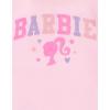 image:imageBarbie Girls Fleece Pullover Sweatshirt with Faux Fur Sleeves Toddler to Big Kid Sizes 2T  1416Pastel Pink