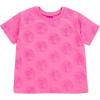 image:imageBarbie Girls French Terry Drop Shoulder TShirt and Dolphin Shorts Outfit Set Toddler to Big Kid Sizes 2T  1416Pink