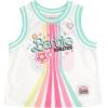 image:imageBarbie Girls Jersey Athletic Tank Top and Shorts Outfit Set Toddler to Big Kid Sizes 2T  1012White  Pink