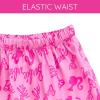 image:imageBarbie Girls Lounge Pajama Shirt and Pajama Shorts Sleep Set Little Kid to Big Kid Sizes 41416Pink
