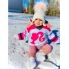 image:imageBarbie Girls Mesh Hockey Jersey Long Sleeve TShirt Toddler to Big Kid Sizes 2T  1416Pink  White
