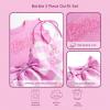 image:imageBarbie Girls Tank Top Satin Skirt and Crossbody Bag 3 Piece Outfit Set Toddler to Big Kid Sizes 2T  1416Pink