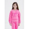 image:imageBarbie Girls Velour Sweatshirt and Jogger Pants Outfit Set Toddler to Big Kid Sizes 2T  1416Pink  Barbie