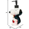image:imageCollectibles Barbie Light Pink B Monogram SoapLotionHand Sanitizer Resin Pump Dispenser 1169 Ounces Officially Licensed Product By FrancoBlackRed  Peanuts Snoopy Vampire Pump Dispenser