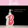image:imageCollectibles Barbie Light Pink B Monogram SoapLotionHand Sanitizer Resin Pump Dispenser 1169 Ounces Officially Licensed Product By FrancoDark Pink  Barbie Pump Dispenser