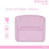 image:imageEvolur Barbie Be Bold Be You Kids Sofa Soft Supportive Seating for Playrooms and Bedrooms LowtoGround Access EasyClean Fabric ASTM Certified 99 lb Capacity  Light BluePurple
